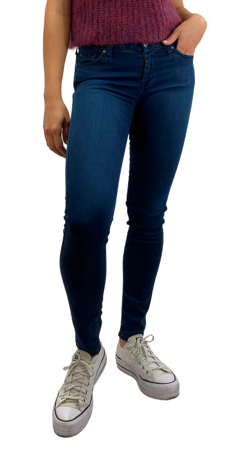 7 FOR ALLMANKIND Denim Azul Elasticado