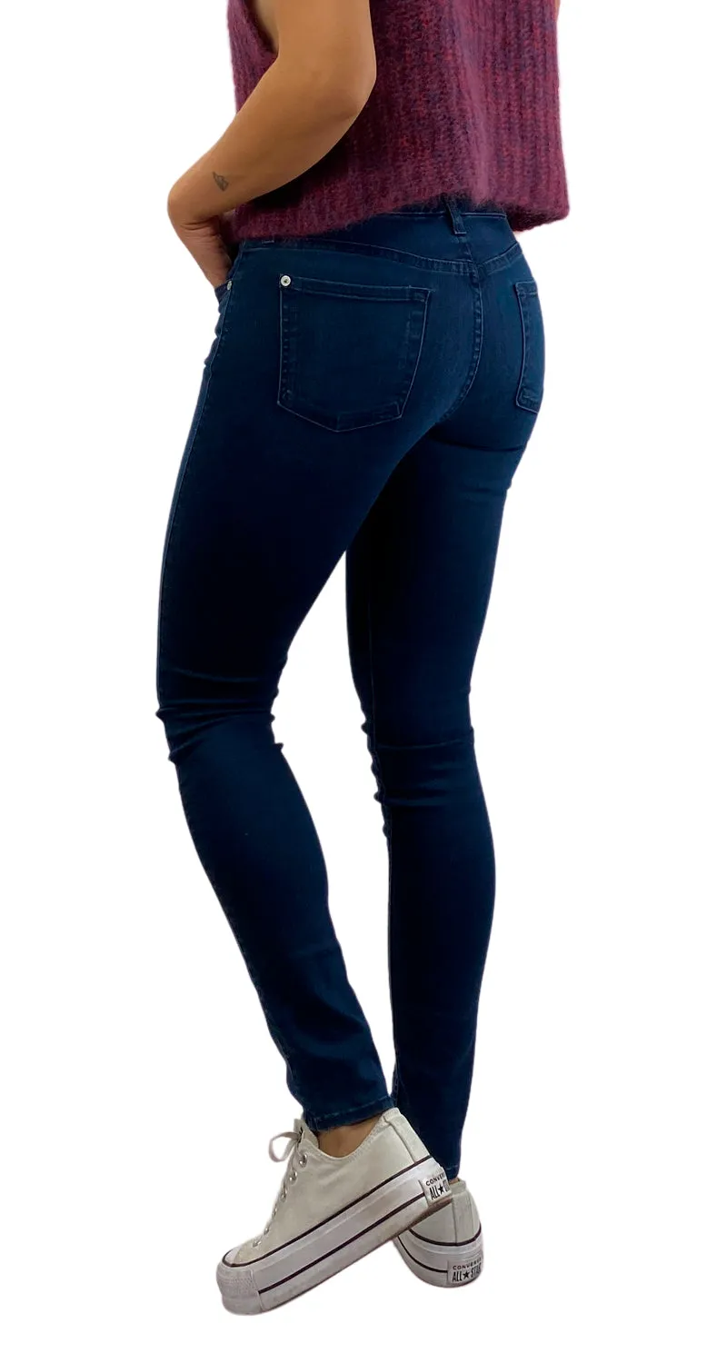 7 FOR ALLMANKIND Denim Azul Elasticado