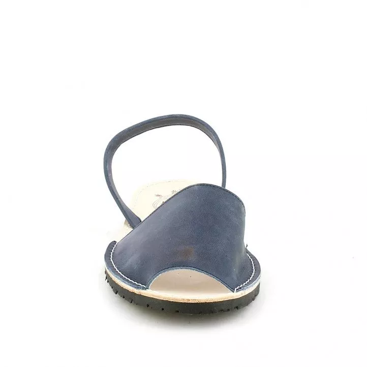 Abarcas Rotger azules de piel para mujer