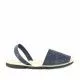 Abarcas Rotger azules de piel para mujer