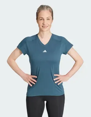 ADIDAS CAMISETA AEROREADY TRAIN ESSENTIALS MINIMAL BRANDING VNECK