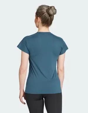 ADIDAS CAMISETA AEROREADY TRAIN ESSENTIALS MINIMAL BRANDING VNECK