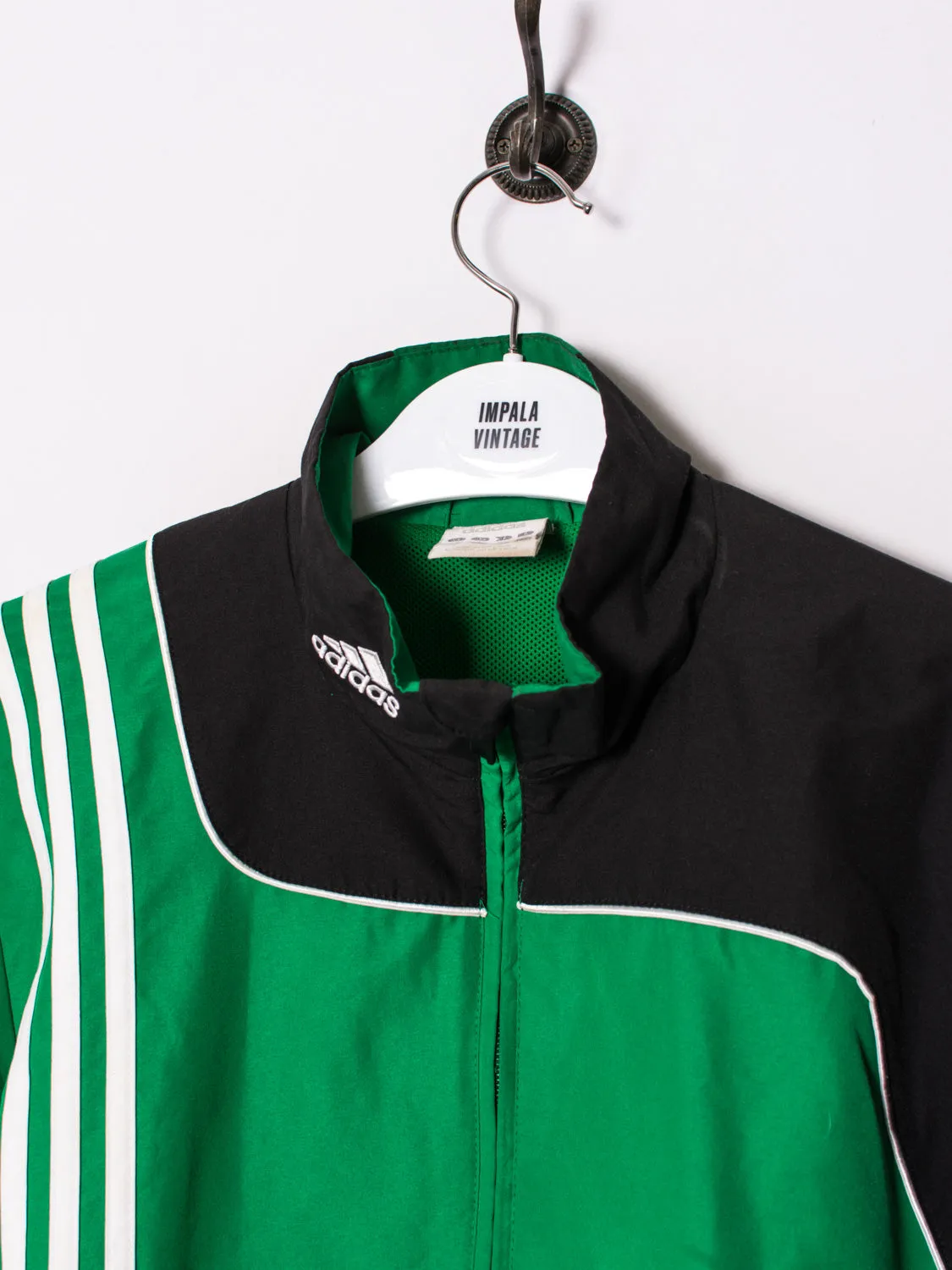 Adidas Green & Black Track Jacket