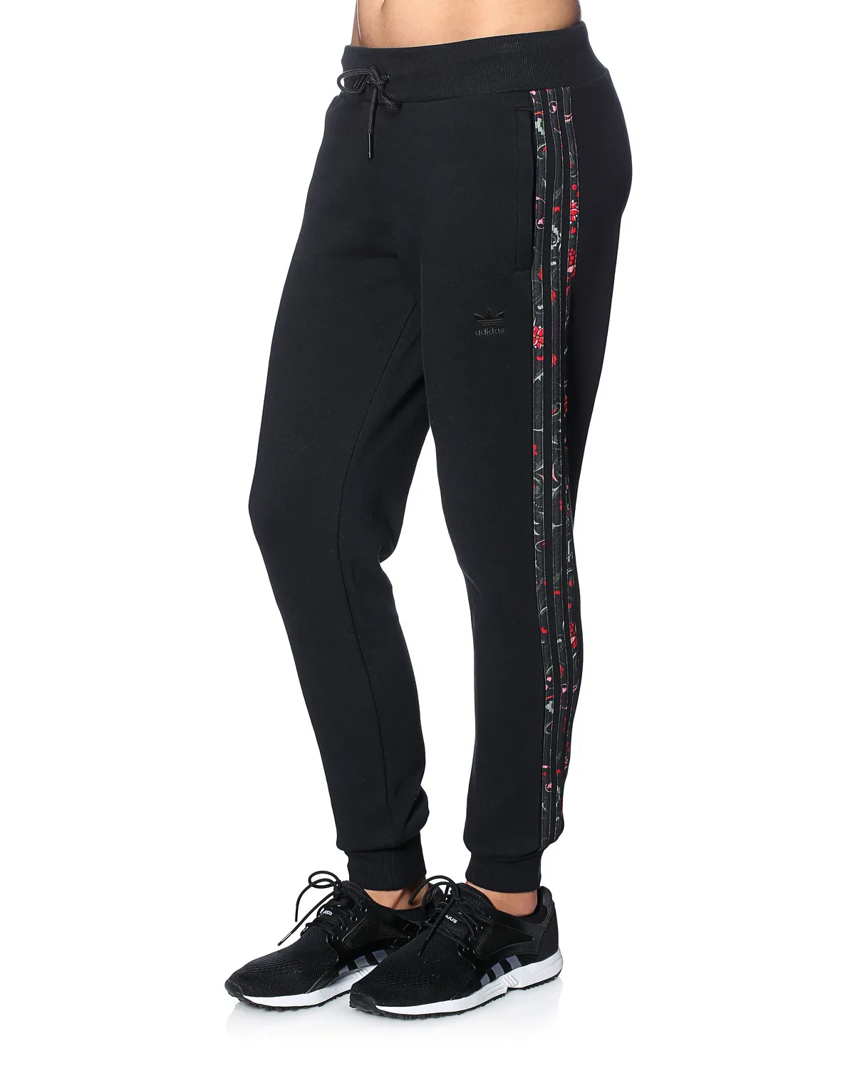 Adidas Originals Mujer Pantalón Flock Fleece Flower (negro)