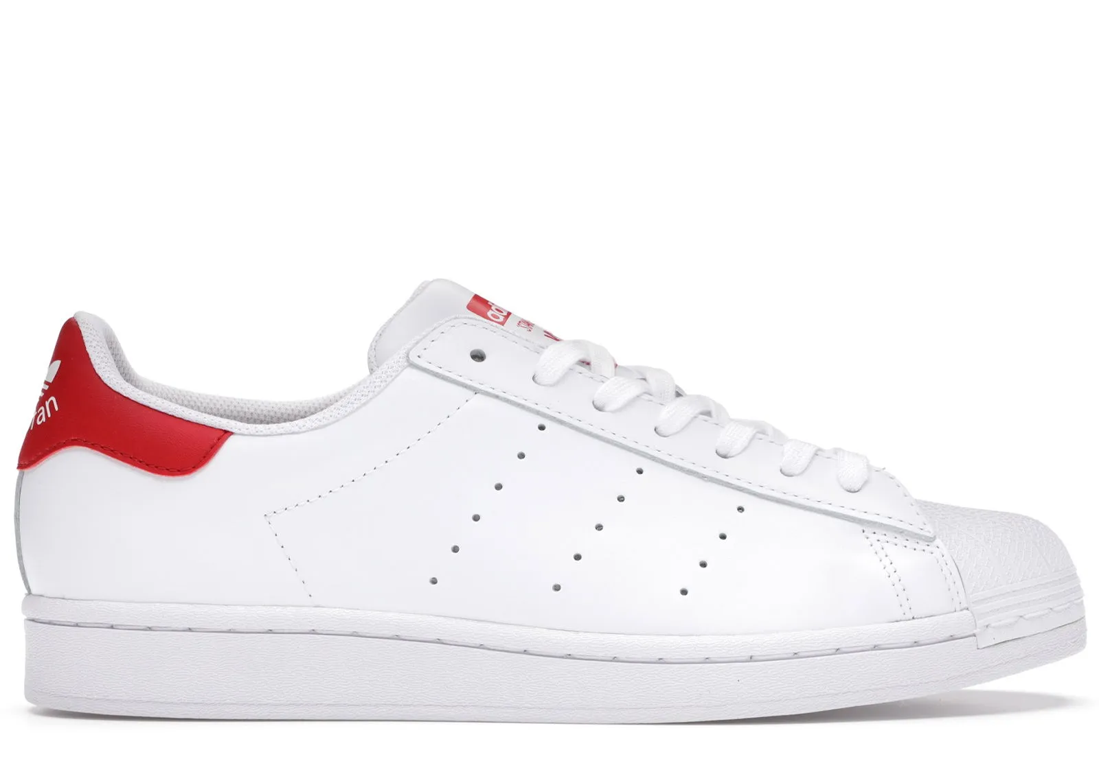 adidas Originals Superstan White Scarlet