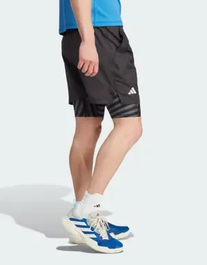 ADIDAS PANTALóN CORTO TENNIS AEROREADY TWOINONE PRO