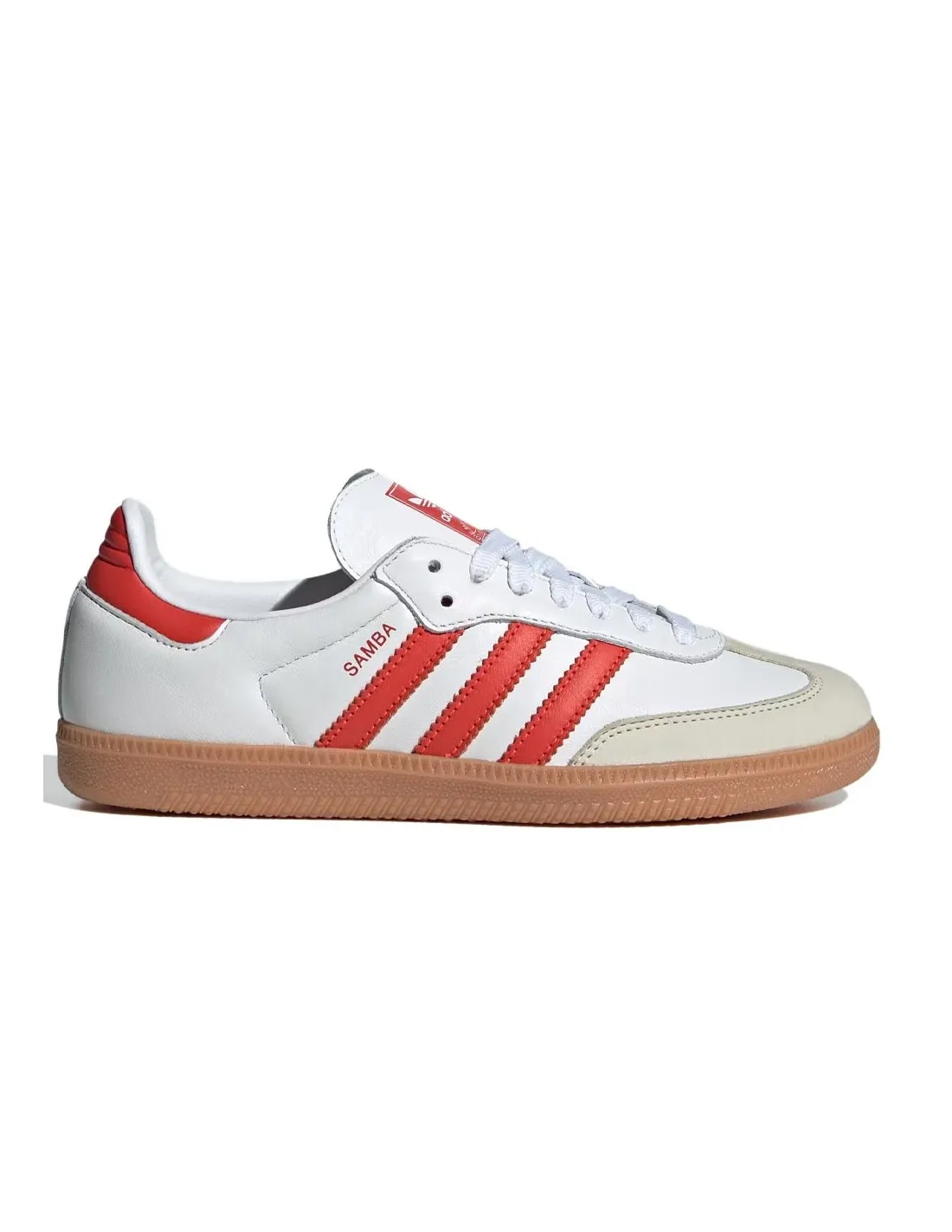 ADIDAS SAMBA OG CLOUD WHITE SOLAR RED