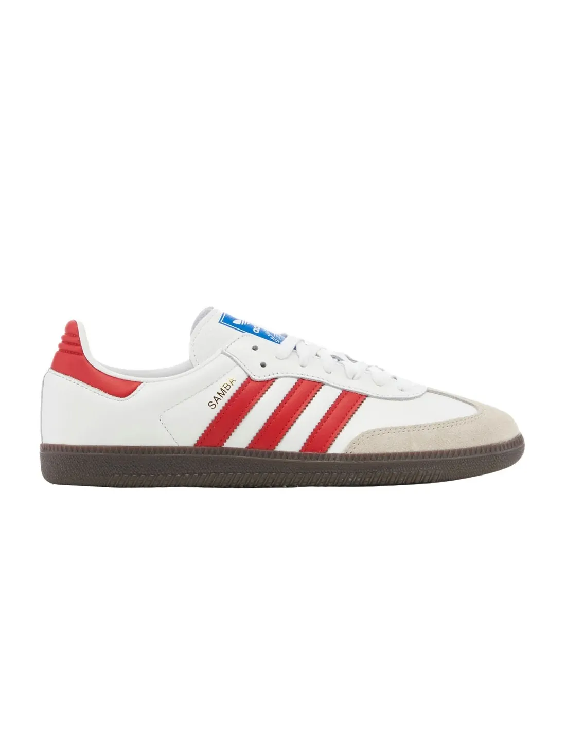 ADIDAS SAMBA OG WHITE AND BETTER SCARLET