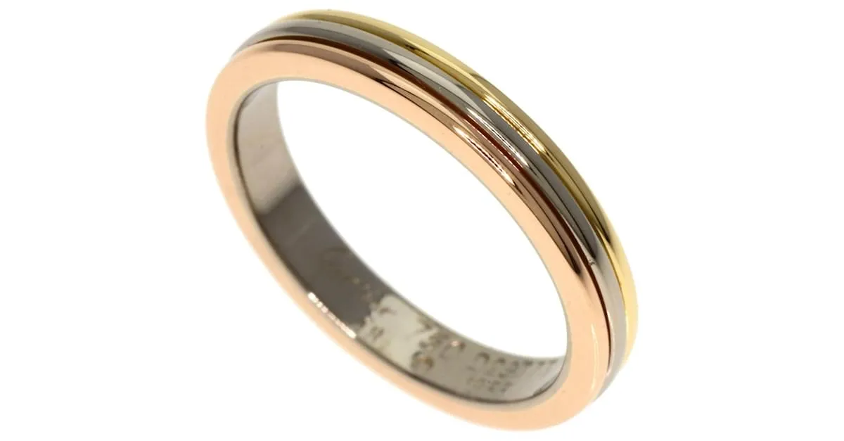 Anillo de tres colores Cartier Amarillo 