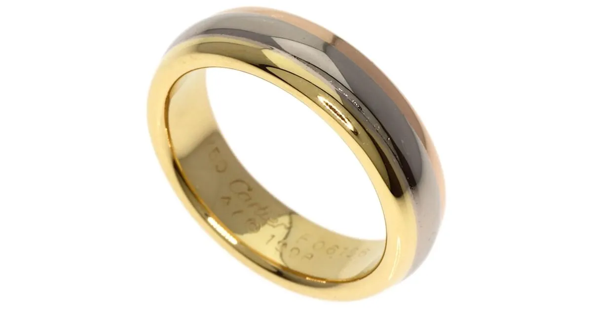 Anillo de tres colores Cartier Dorado 