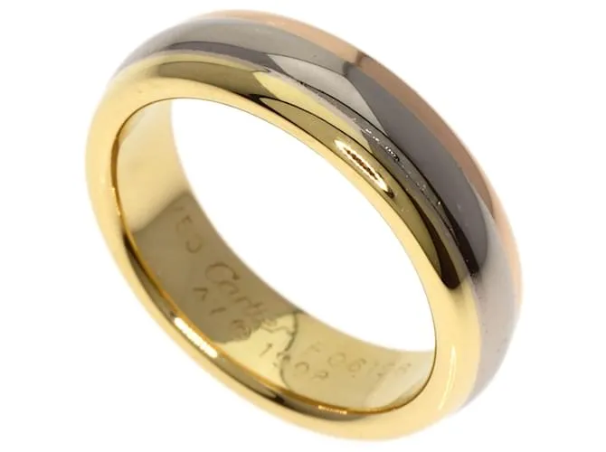 Anillo de tres colores Cartier Dorado 