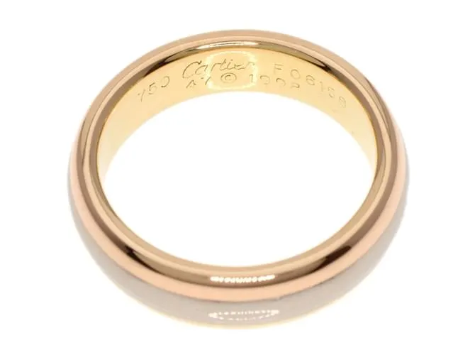 Anillo de tres colores Cartier Dorado 