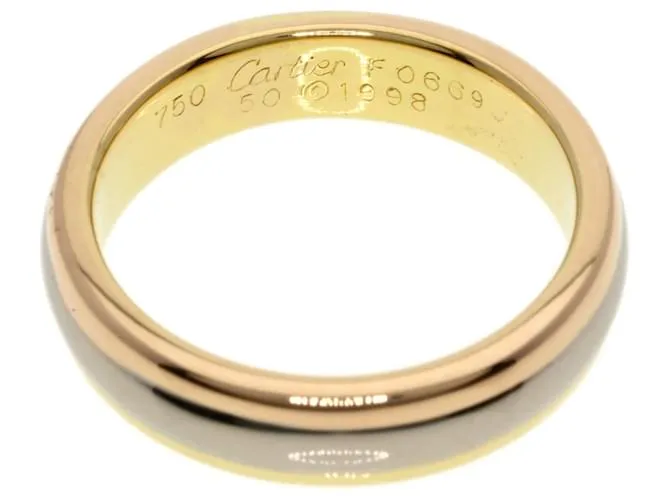 Anillo de tres colores Cartier 