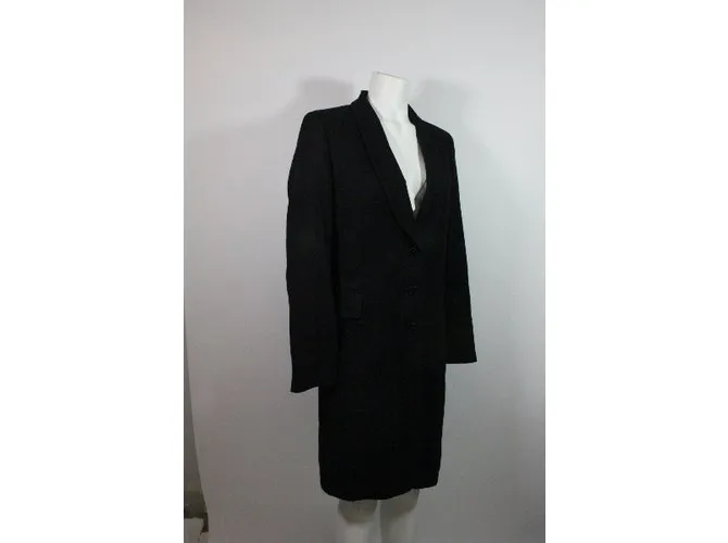 Ann Demeulemeester Capa Negro 