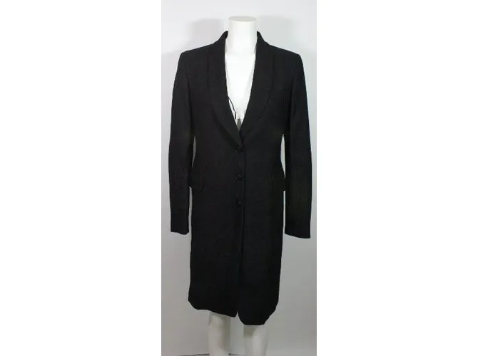 Ann Demeulemeester Capa Negro 