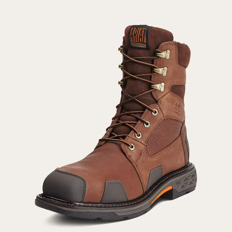 Ariat OverDrive 8" Wide Square Toe Waterproof Composite Toe Work Boot