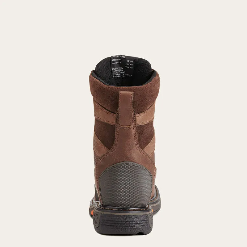 Ariat OverDrive 8" Wide Square Toe Waterproof Composite Toe Work Boot