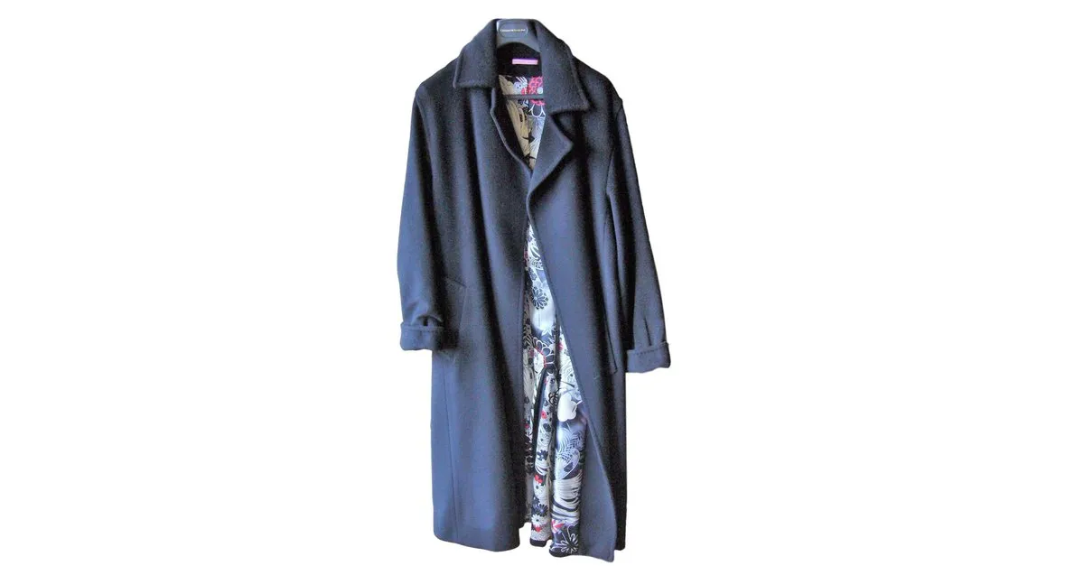 Autre Marque CAPA DE LANA NEGRA Negro 