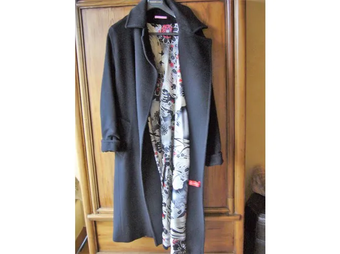 Autre Marque CAPA DE LANA NEGRA Negro 