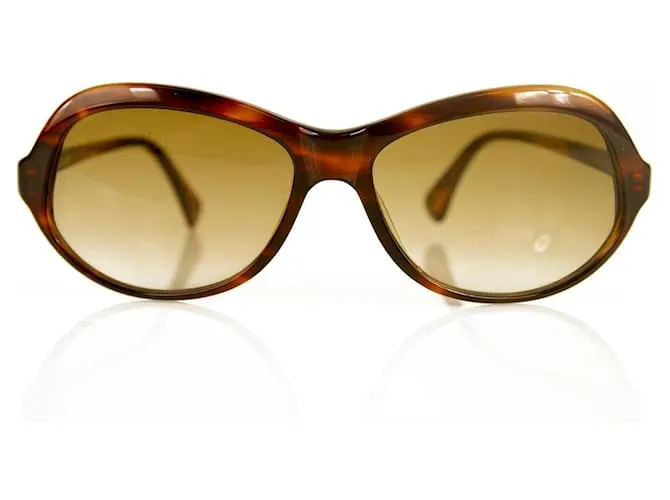 Autre Marque Cutler & Gross de Londres 0722 Gafas de sol hechas a mano en marrón tortuga con estuche Raro Castaño 