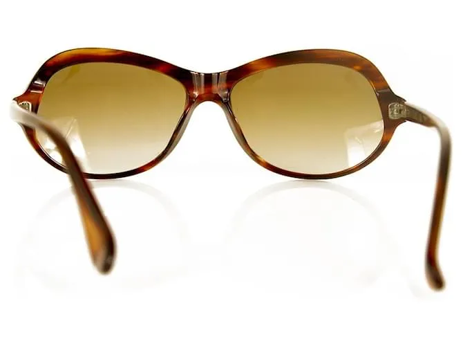 Autre Marque Cutler & Gross de Londres 0722 Gafas de sol hechas a mano en marrón tortuga con estuche Raro Castaño 