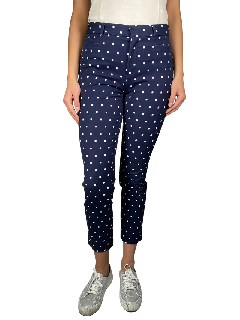 BANANA REPUBLIC Pantalón Azul Estampado