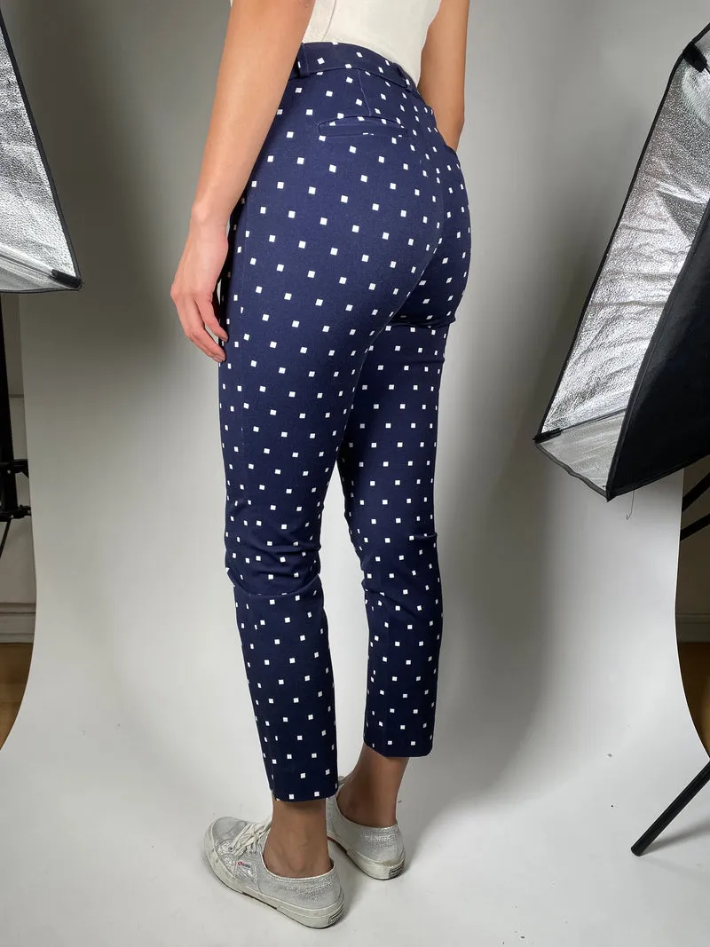 BANANA REPUBLIC Pantalón Azul Estampado