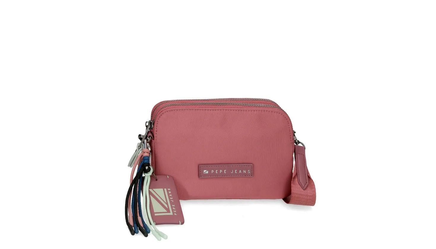 Bandolera de mujer Pepe Jeans Tessa pequeña en color coral