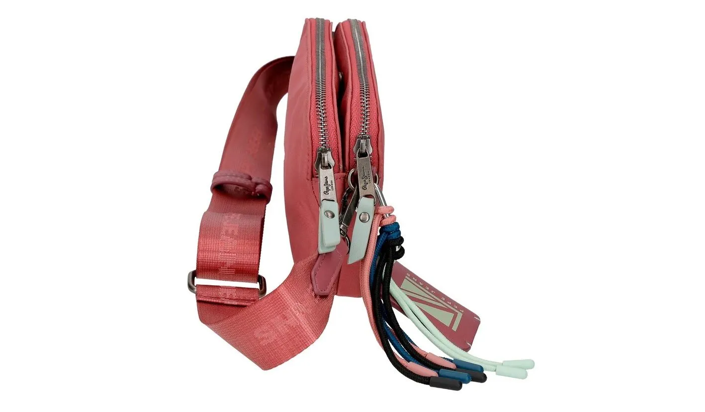 Bandolera de mujer Pepe Jeans Tessa pequeña en color coral