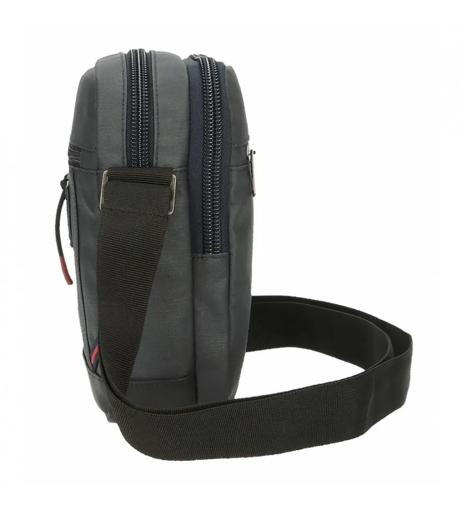 Bandolera Dos Compartimentos Pepe Jeans Hackney gris
