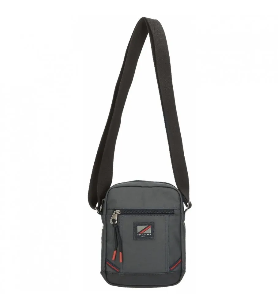 Bandolera Dos Compartimentos Pepe Jeans Hackney gris