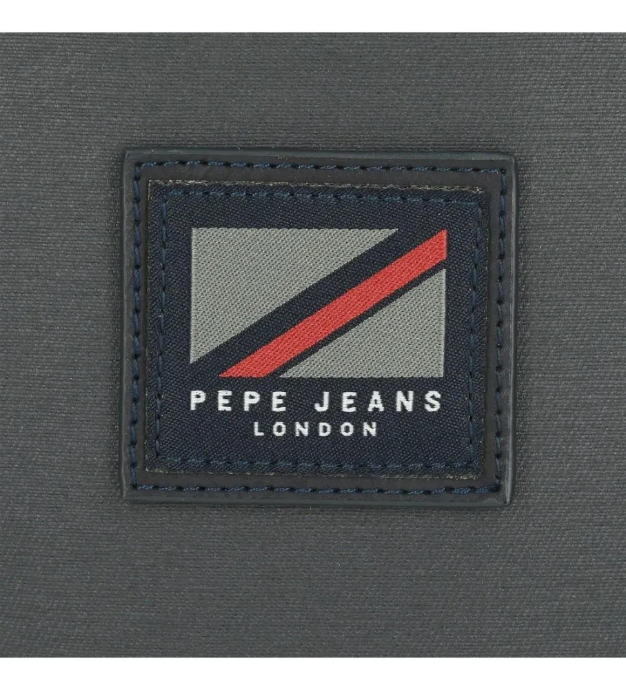 Bandolera Dos Compartimentos Pepe Jeans Hackney gris