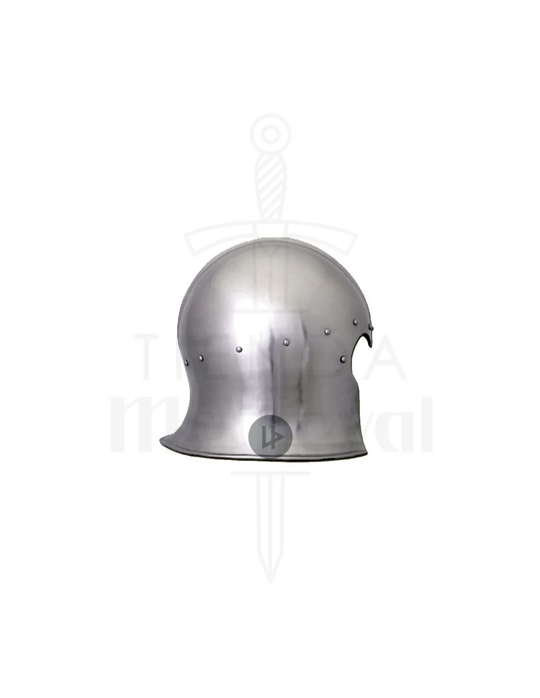 Barbuta italiana funcional, año 1470