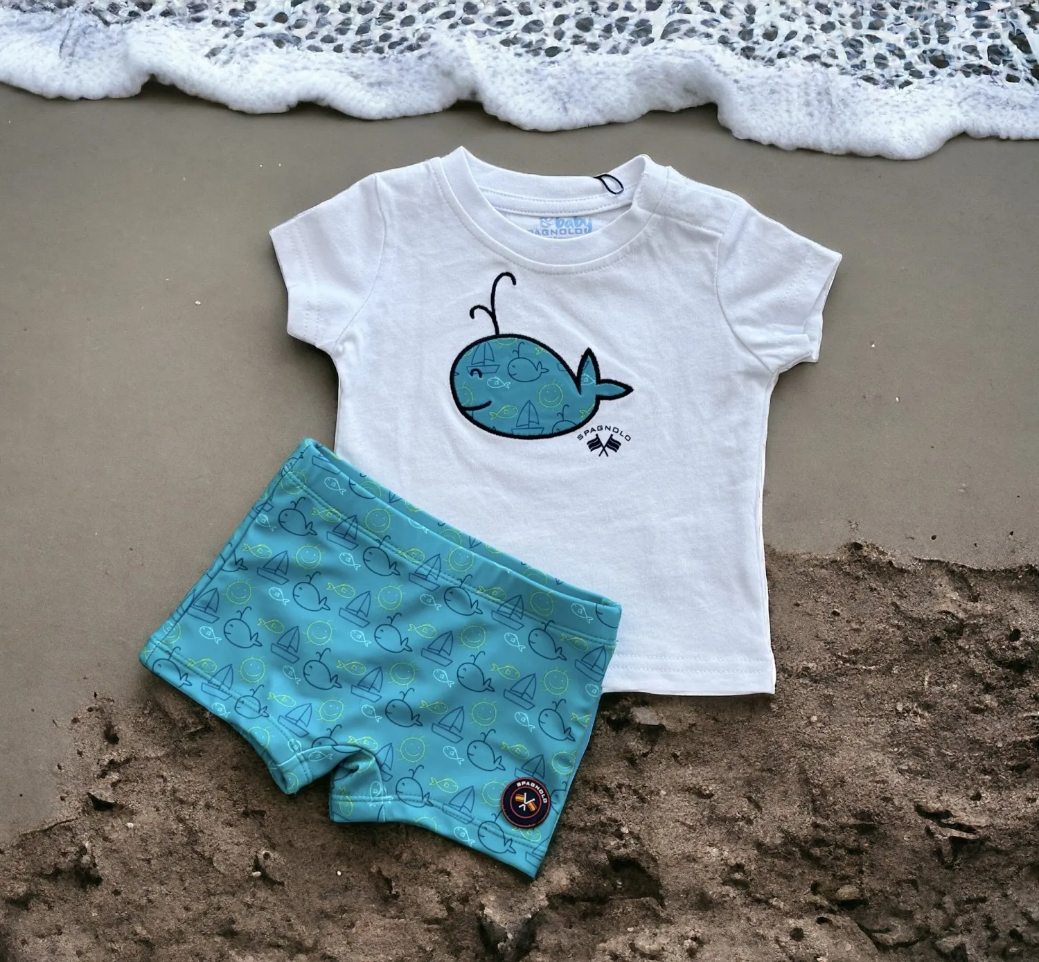 Beach set Whale collection for boys.
