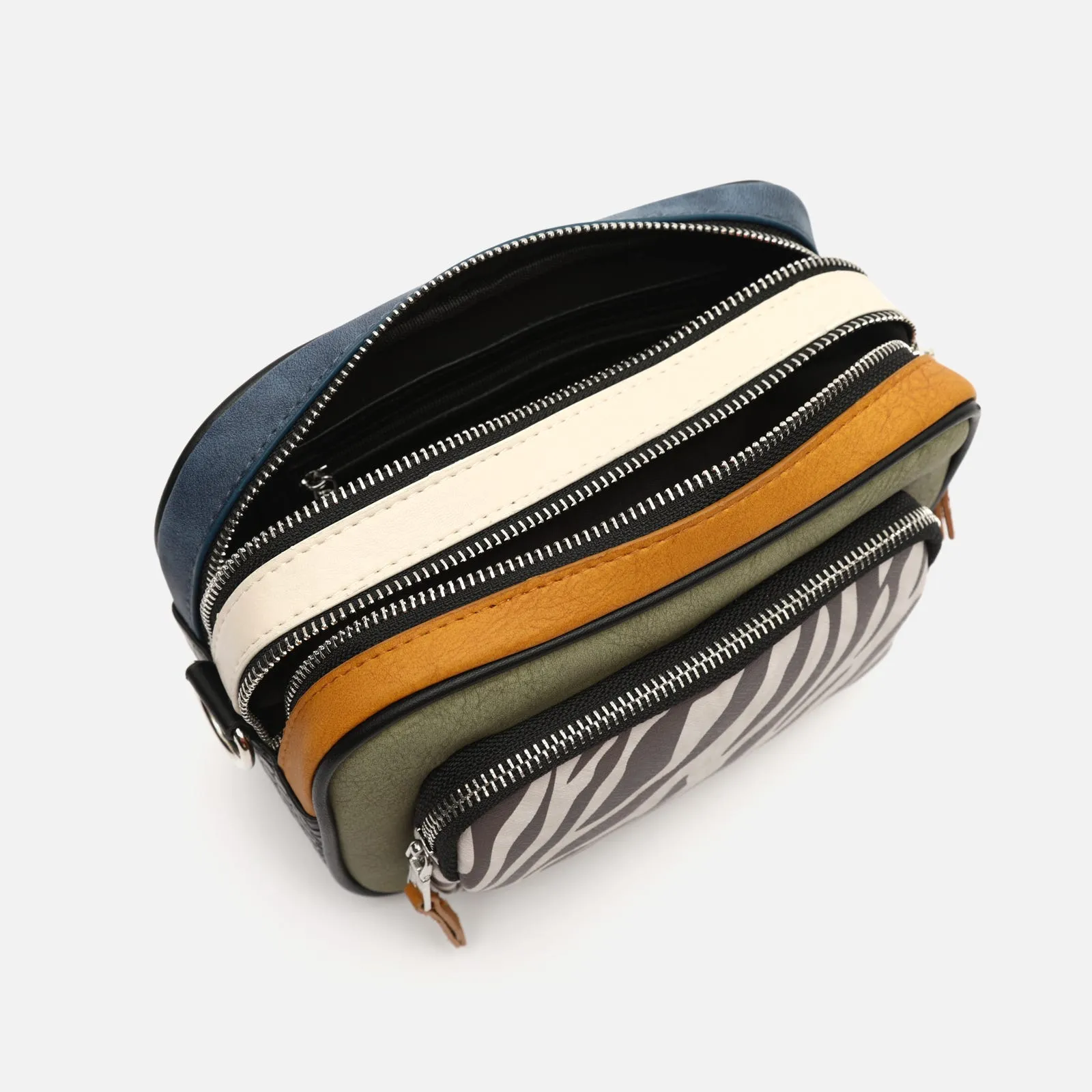 Belenos bolso bandolera con estampado animal print