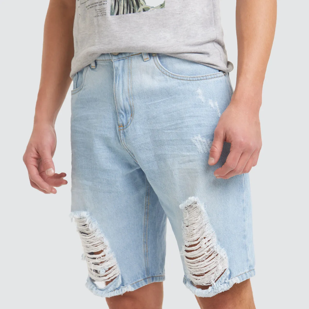 Bermuda Para Hombre Con Rotos