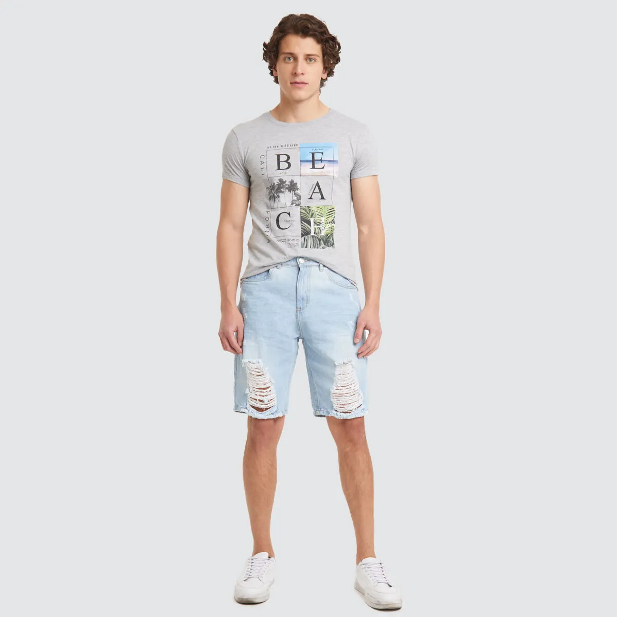 Bermuda Para Hombre Con Rotos