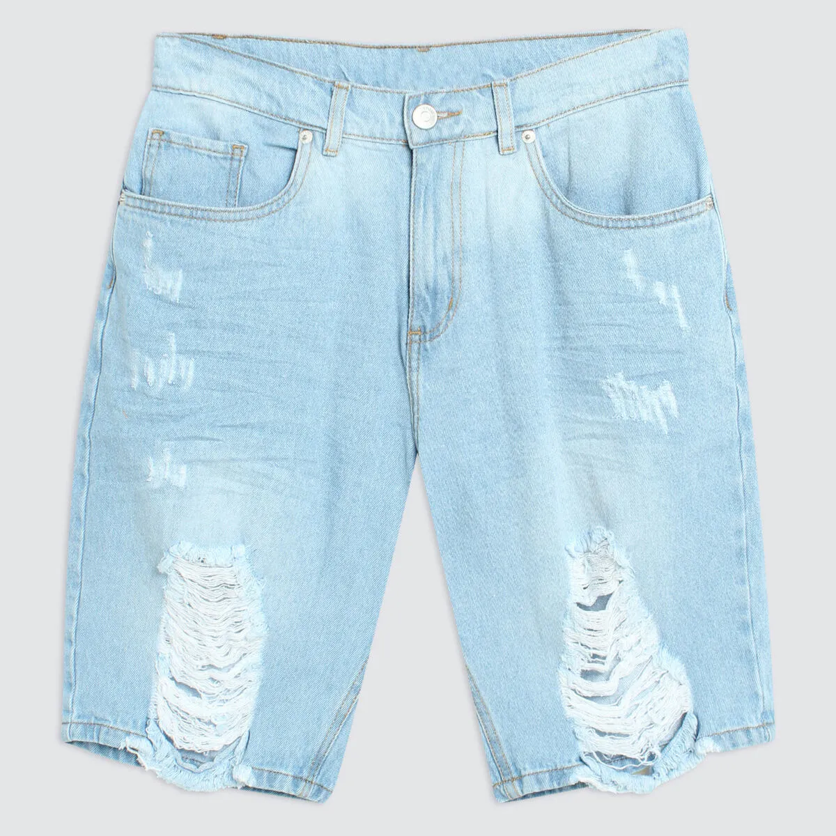 Bermuda Para Hombre Con Rotos