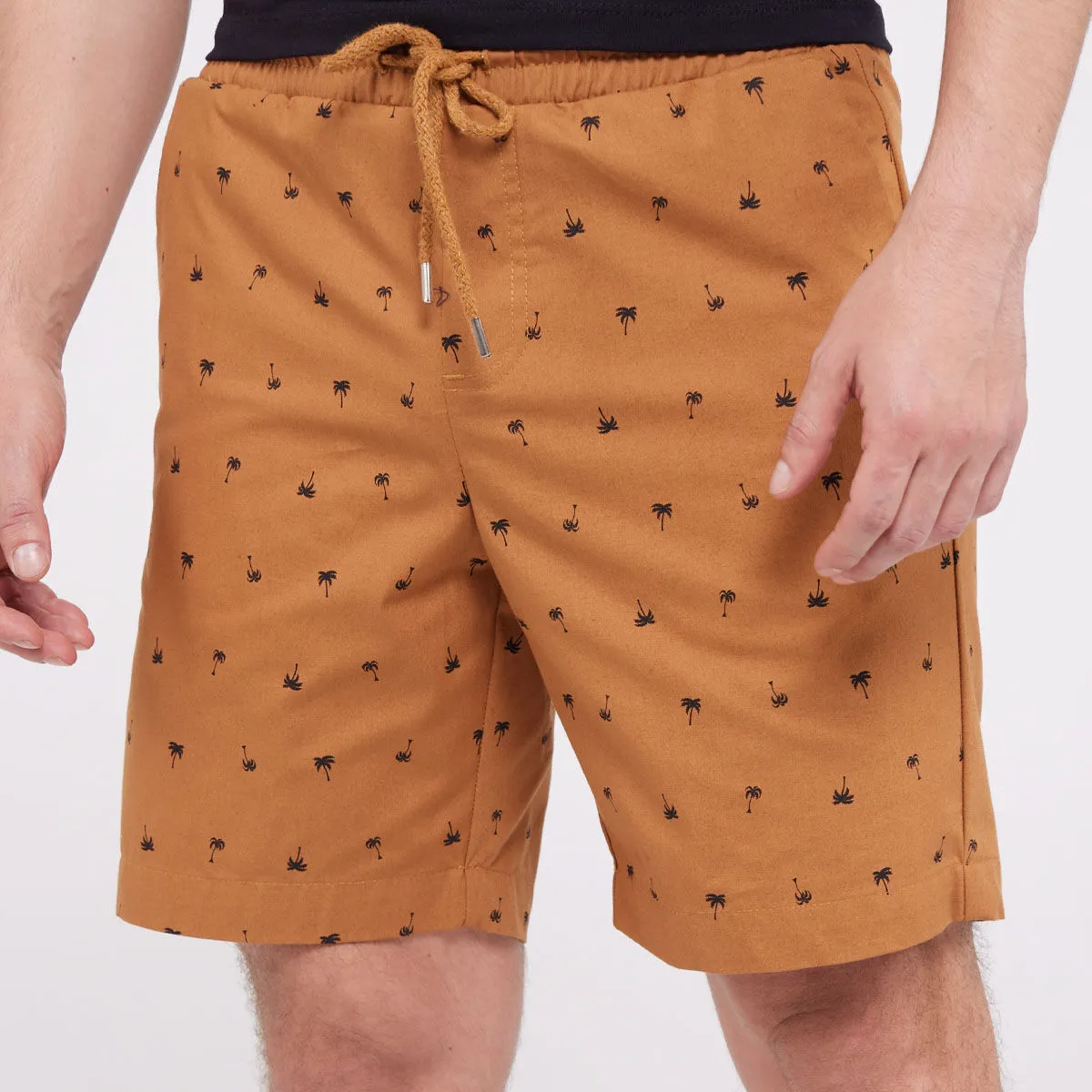 Bermuda Para Hombre Estampado Palmeras