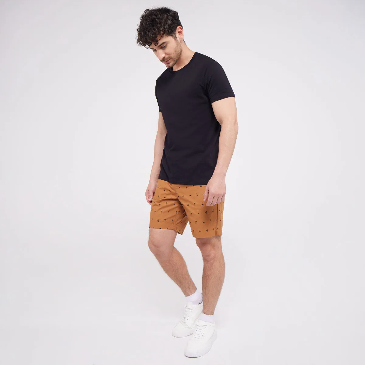 Bermuda Para Hombre Estampado Palmeras