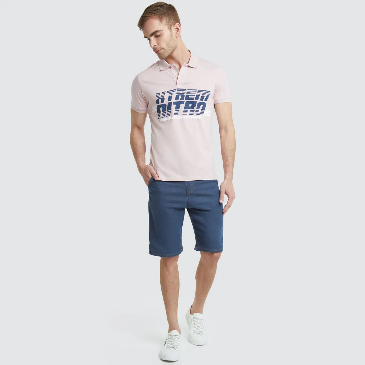 Bermuda Tipo Jogger Para Hombre