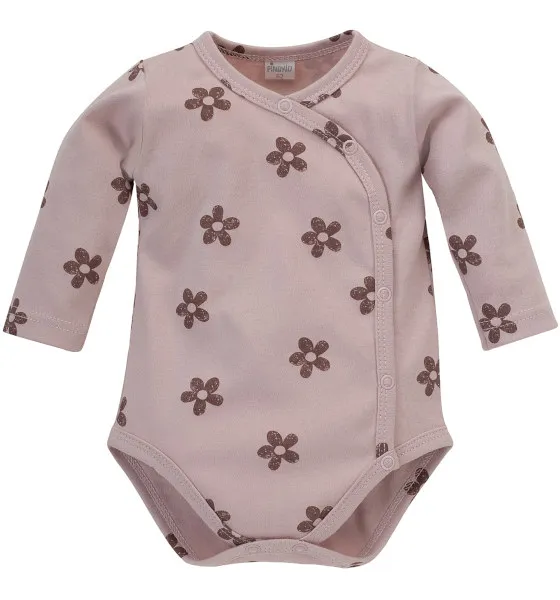 Body cruzado rosa de bebe colección Happiness