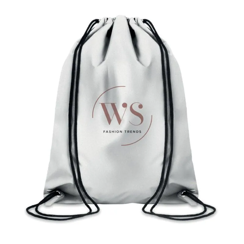 Bolsa de cuerdas para merchandising reflectante