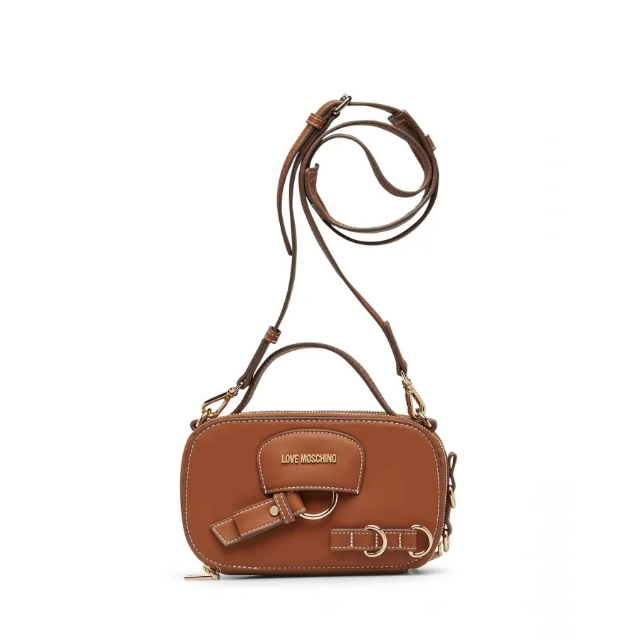 Bolsa Mujer Mano Bandolera LOVE MOSCHINO JC4282 Pu Cuoio Cuero Sintético Marron