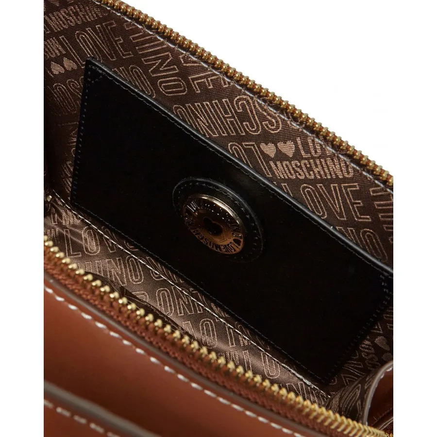 Bolsa Mujer Mano Bandolera LOVE MOSCHINO JC4282 Pu Cuoio Cuero Sintético Marron
