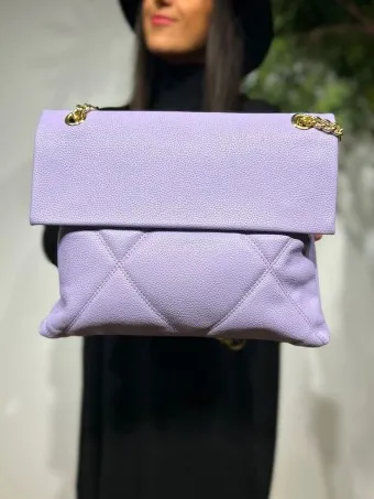Bolso Abatanado Cadena KENINGBECK Lila