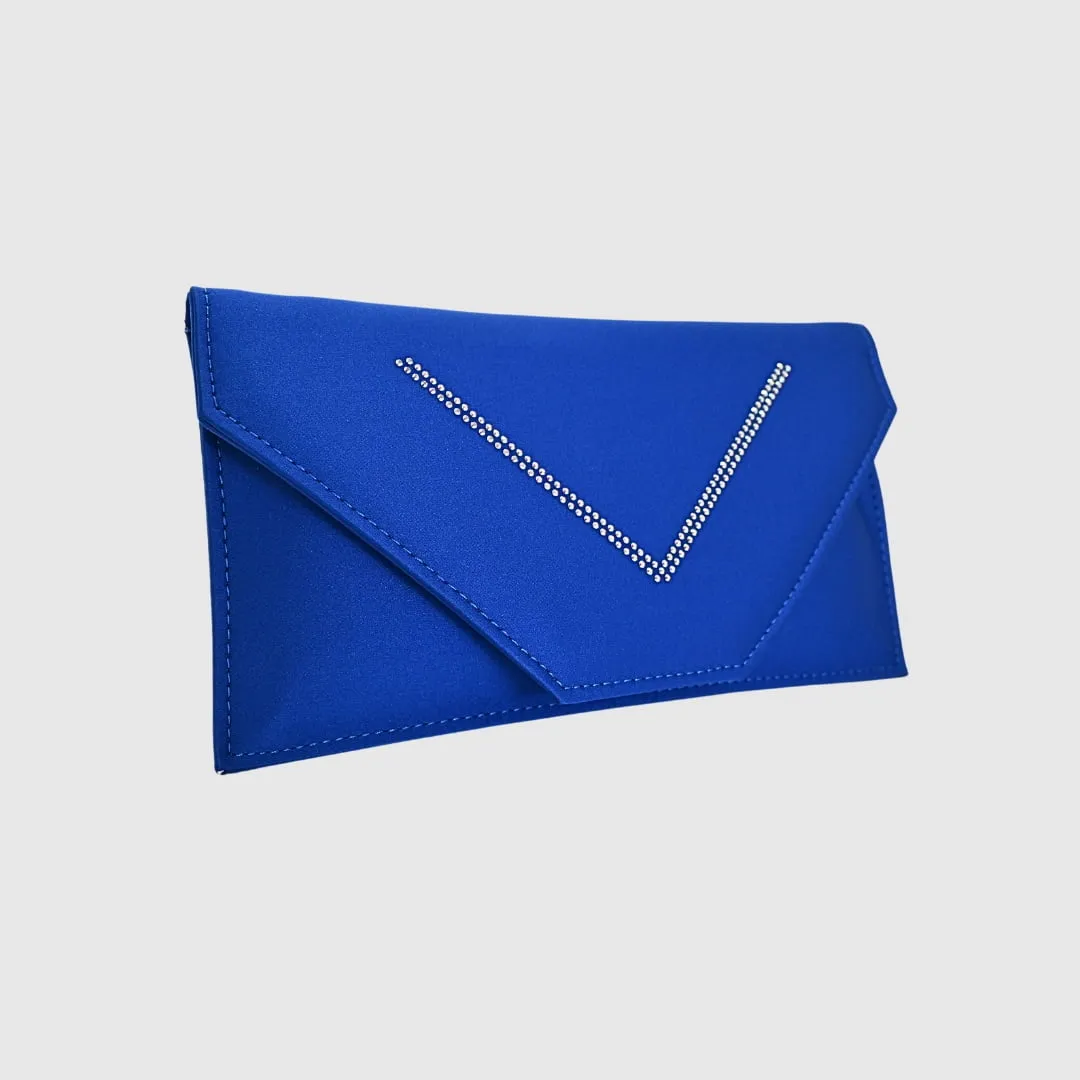 Bolso azul con pedrería Joel