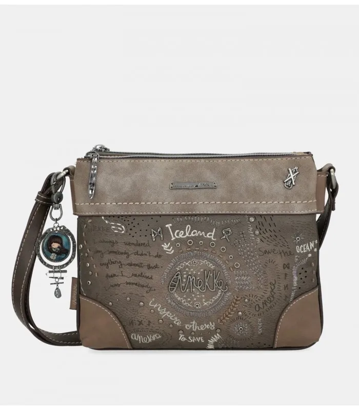 BOLSO BANDOLERA MUJER ANEKKE MARRÓN