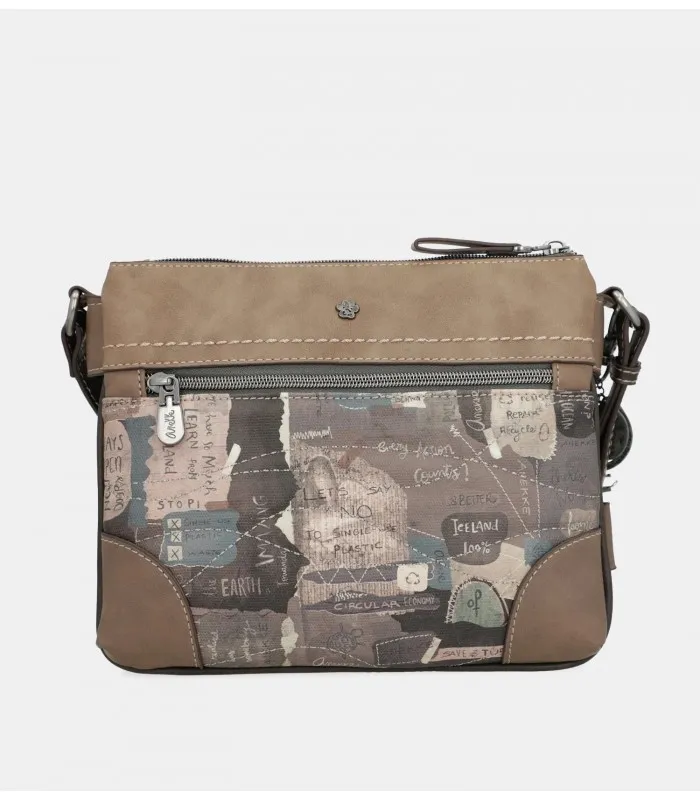 BOLSO BANDOLERA MUJER ANEKKE MARRÓN