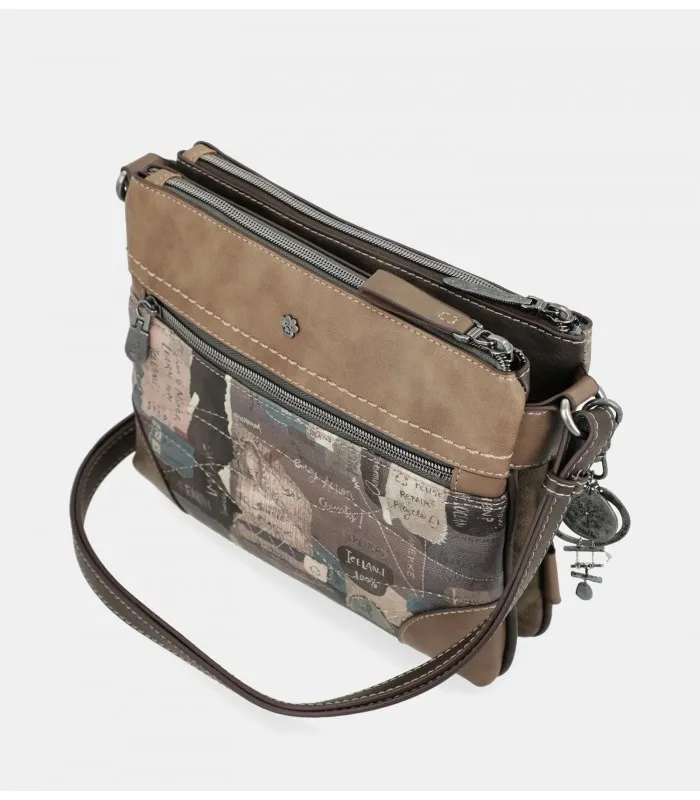 BOLSO BANDOLERA MUJER ANEKKE MARRÓN